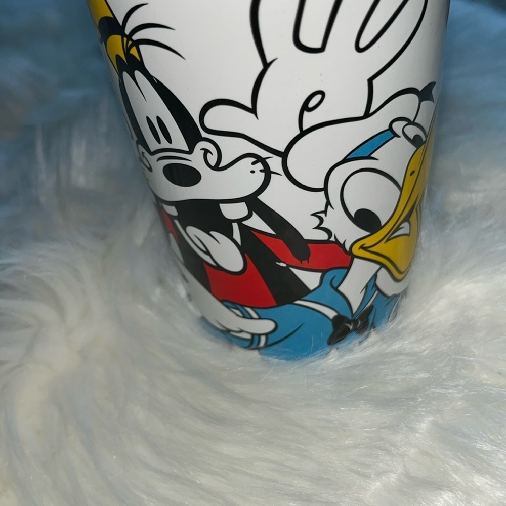 🆕 Disney Mickey and Friends Ceramic Travel Mug with Lid and Mug Warmer 16 Oz - Picture 10 of 13